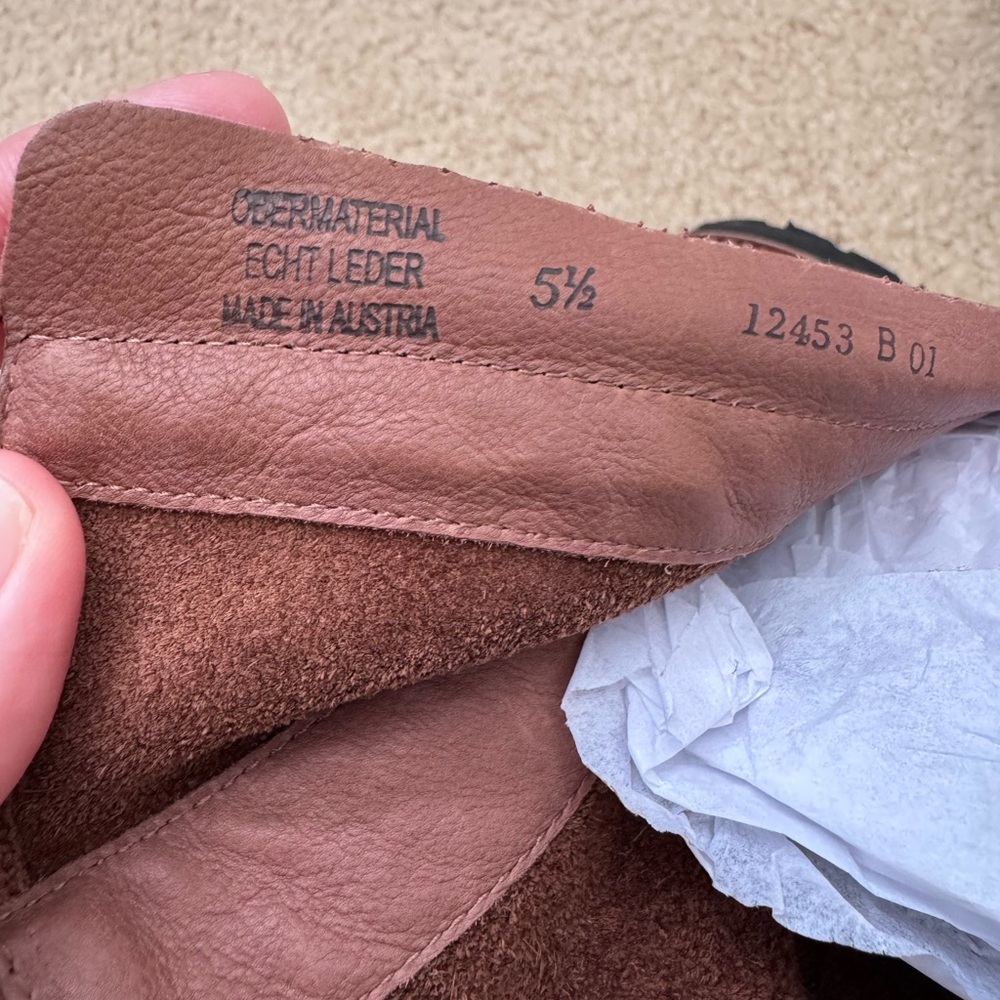 ❌SOLD❌NWT💥Paul Green NEWBURY Suede Wedge Bootie, Toffee Size UK 5.5 US 8 - Picture 11 of 11
